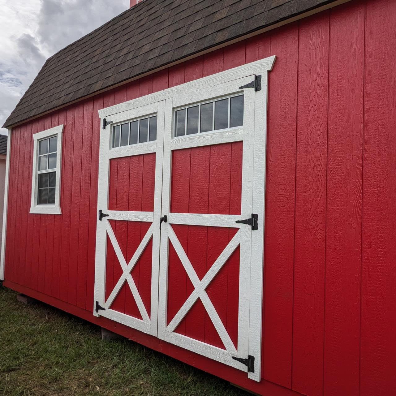 The Hideaway Lofted Barn Shed - 8x8 with storage lofts and premium construction